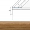 EFFECTOR Schodová lišta A36 Dub koňakový 270 cm samolepiaca