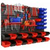 MAR-POL M66631 Závěsný organizér/držák 115x78 cm, sada 74 ks