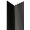 W4 lišta pre ochranu rohu ACARA, hliník lakovaný čierna, 40x40 mm, 3 m