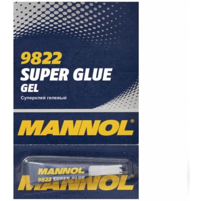 Mannol 9822 Super Glue Gel-Sekundové lepidlo 3 g