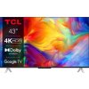 TV TCL 43P638, Čierna