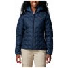 Dámska bunda Columbia Delta Ridge™ II Down Hooded Jacket Veľkosť: M / Farba: tmavomodrá