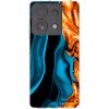 Picasee silikónový prehľadný obal pre Xiaomi Redmi Note 13 Pro 4G - Gold blue