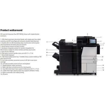 HP LaserJet Enterprise flow M830z CF367A