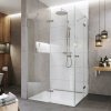 Mereo Sprchovací kút, Novea, obdĺžnik, pántový, 120x90 cm, chróm ALU, sklo Číre