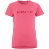 Craft CORE Essence Logo W 1911785 dámske tričko - ružová (745000) - M