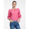 Ružová dámska blúzka s trojštvrťovým rukávom ORSAY 40