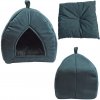 HOME Domček pre mačky sýto zelená 45x35x35 cm