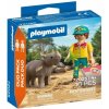 PLAYMOBIL 72025 Ošetrovateľ s nosorožcom