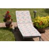 Bellatex Polstr na plážové lehátko, Ptáčci - 60x180 cm