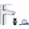 Grohe QuickFix Start - Umývadlová batéria s výpustom Push-Open, studený štart, chróm 23551002