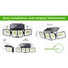 Viking venkovní solární LED světlo S180 s pohybovým senzorem (S180)