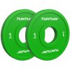 Olympijský kotouč TUNTURI Frakční 1 kg zelený, 50 mm - pár