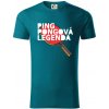 Ping Pongová legenda - Tričko z organickej bavlny - 2XL ( Petrolejová )