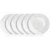 BANQUET Sada dezertných porcelánových tanierov BASIC 19 cm biele 6 ks