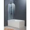 OLSEN SPA - Vaňová zástena HOPA EVORA - Farba rámu zásteny - Hliník chróm, Rozmer A - 80 cm, Smer zatváranie - Univerzálny Ľavé / Pravé, Výplň - Číre bezpečnostné sklo - 5 mm BCEVOR80CC