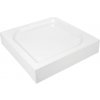 INVENA - Sprchová vanička štvorec 80 x 80, 16, bez sifónu AK-80-K83-P