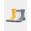 Unisex socks Under Armour UA Perf Tech Nov 3pk Crew-BLU - unisex biela | tyrkysová | žltá XL Under Armour 198632615331