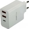 Nabíjačka do siete Canyon H-08 2x USB/1x USB-C PD 30 W (CNE-CHA08W) biela