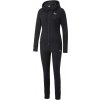 Dámska tepláková súprava Puma, CLASSIC HOODED TRACKUSUIT FL Čierna,Biela S