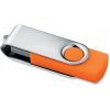 USB kľúč 4GB Techmate , Black Farba: Orange