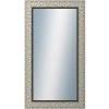 DANTIK - Zrkadlo v rámu, rozmer s rámom 50x90 cm z lišty PRAHA strieborná (2751)