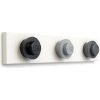 Lego Wall Hanger čierna, sivá, tmavo šedá