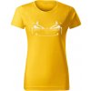 T-ričko Alfa Romeo 159 Ghost dámske tričko Farba trička: Žltá, Farba potlače: Biela, Veľkosť: XL