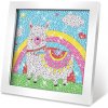 Wiky kreativita Kreatívny set obraz s kamienkami lama 17 cm WKW050836