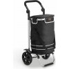 Nákupný vozík 3v1, 56 l, čierny – skladací, s chladiaci vrec