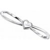 Strieborný náramok Hinged Heart B5524