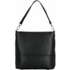 Dámska kožená kabelka na rameno čierna - Katana Bonasta čierna