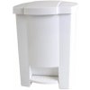 MERIDA Odpadkový Kôš otváraný nožným pedálom biely 12 l KAB402