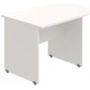 OFFICE PRO s.r.o. HOBIS prídavný stôl jednací oblúk - GP 1200 1, biela