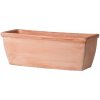Deroma Kvetináč Roma Liscia terakota/biela 32 cm