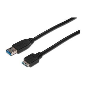 Digitus AK-300117-005-S USB 3.0, USB A - Micro USB B, M / M, 0,5m, černý