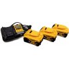 DeWalt Sada batérií 5.0Ah 3x18V + nabíjačka DCB1104P3