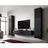 Obyvacia stena Cama Meble VIGO SLANT 2 biela biely lesk