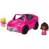FISHER LITTLE PEOPLE AUTO BARBIE + 2 figúrky