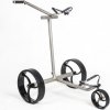Elektrický golfový vozík Davies Caddy PREMIUM Travel Lithiová 36 jamiek Strieborná/Čierna