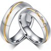 Snubní prsteny z chirurgické oceli Gold Line