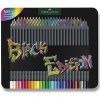 FABER-CASTELL Black Edition v plechu, 100 farieb