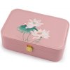 Šperkovnica lekno 14,5x22x7 cm - 1 ks 1 ružová sv.