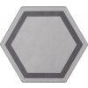 Dlažba Tonalite Examatt grigio chiaro 15x17 cm mat EXMDEXAGC 0.500 m2