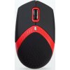 EXACTGAME AMEI AM-M101R/Ergonomická/Optická/1 600 DPI/Drátová USB/Černá-červená