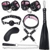 BDSM súprava Hemming čierno-ružová - gb45652