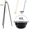 Perfect Home Set-88 Kotlíková súprava 40L, 4ks – trojnožka/kotlík/varecha/naberačka