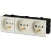 JAVEL Elektrická trojitá zásuvka 3M