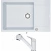 Franke MRG 611-78 BB biela ľad s excentrom + Franke FC 9547.094 NOVARA PLUS biela led