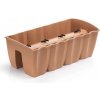 Prosperplast Kvetináč Prosperplast kvetináč na zábradlie CROWN antracit 58 cm